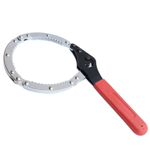 Herramienta de eliminación de filtro de aceite, llave de filtro de aceite | Extractor de motor de coche tipo esposas - Herramienta de reparación de automóviles, llave de acero de aleación, llave de