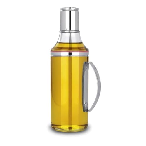 Image of INKULTURE Stainless Steel Oil Dispenser with Nozzle 1 Litre (1000 ml) (2 Piece)