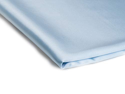 Tela satinada delgada estirable Decoración - Disponible en variedad de colores - 50 x 150cm (Azul Claro)