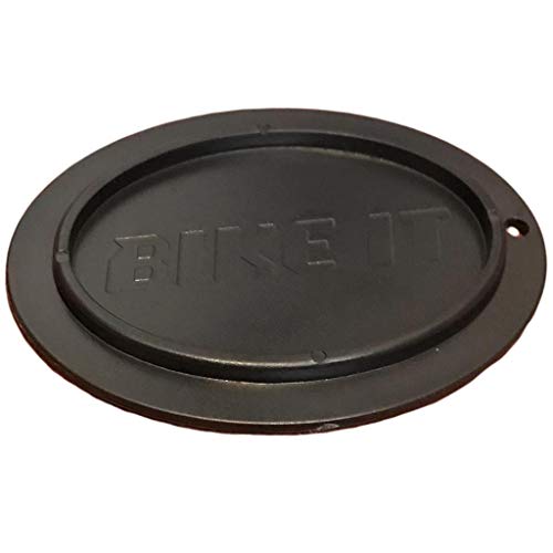 New Black Universal Diamond Grip Easy To Store Motorcycle Motorbike Side Stand Support Pad Puck Puk Puc For Grass, Tar And Other Surfaces BSPOVAL