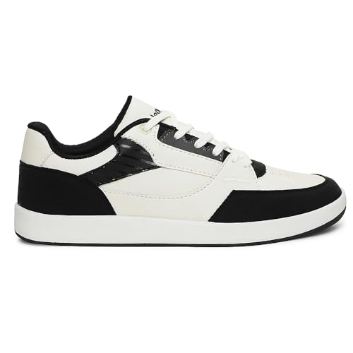 Image of Liberty Leap7x AMAZER-20E Men's Casual Lacing Sneakers, Light Grey and White | Suitable for Walking Travel, College, Office | Comfortable Lace-Up Casual Shoes | Lightweight Stylish Fashion Footwear