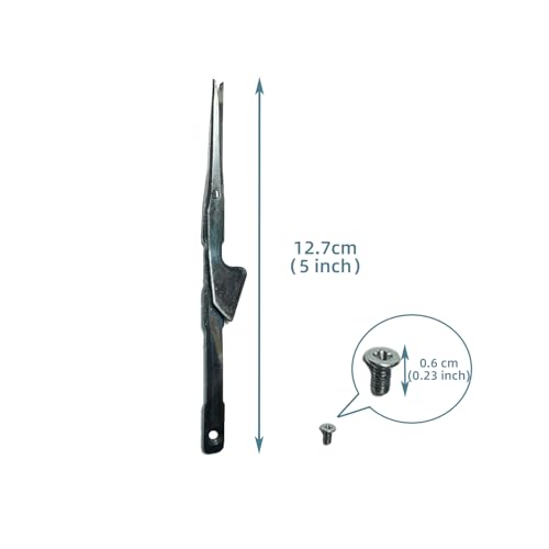 Image of Transparia Tufting Gun Scissors Replacement, Cut Pile Needle Kit Including The Corresponding Screws for Tufting Gun Cut Pile Scissors, Replaceable Head of Carpet Tufting Gun, Tufting Gun Accessories