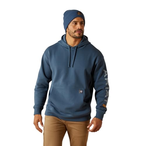 Rebar Graphic Hoodie, Orion Blue/Dusty Blue, Medium