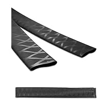 64 Inch X-Tube Heat Shrink Wrap Tubing for Rod Grips, Skid-Resistant Fishing Rod Wrap Diameter 30mm, Black