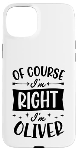 �������I'm Right I'm Oliver �� �J�X�^�}�C�Y�� �X�}�z�P�[�X iPhone 15 Plus �p