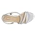 Naturalizer Womens Brenta Heeled Sandal Silver 11 W