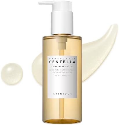 SKIN1004 Madagascar Centella Light Cleansing Oil (6.76 Fluid Ounce) Pure and light oil with fresh cleansing effect, Micellar Cleansing Hypoallergenic Use