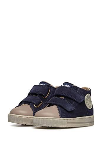 Falcotto Michael-Sneakers in Pelle e Suede-Grigio