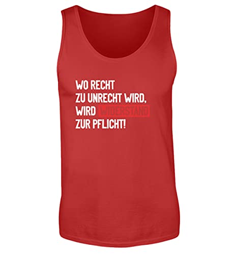 Camiseta de tirantes Wo Dercht zu Unrecht solventa la falta de ropa fresca masculina XL