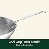 Cuisinart 14-Inch Stir-Fry Pan, Helper Handle and Glass Cover, Chef's Classic Stainless Steel, 726-38H