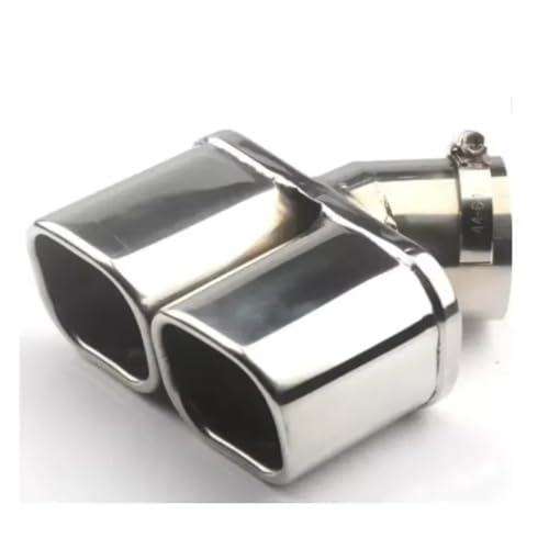 Embout d'échappement voiture inox pour look urbain et élégant sur Qashqai J10 2007