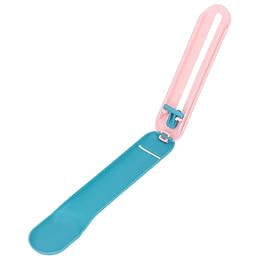 Cat Wet Treats Dispense Spoon Practical Cat Snack Spoon for Pet Feeding Watering Supplies Pink Spoon with Blue Handle Professional Accessories for Use (Blue Spoon with Pink Handle)