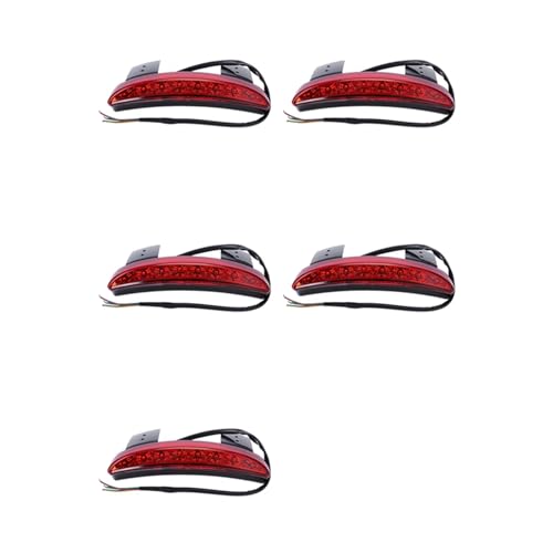 Garde-Boue 5X pour XL 883 Rouge, Garde-Boue Arrière Moto Custom de Remplacement
