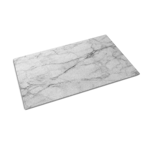Paillasson extérieur antidérapant et essuie-glace Tulup 60x40 cm marbre gris - 2