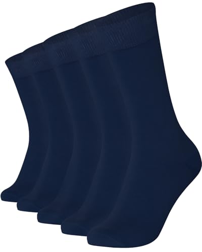 Image of Mysocks Unisex Extra Fine Combed Cotton Crew Socks |5 Pairs Set | Seamless Toe | Make Your Steps Enjoyable