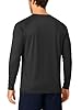GOLDPKF Long Sleeve Tops Men Sun Protection Outdoor T Shirt Lightweight UV Shirts Quick Dry Beach T-Shirt Black XXL #2