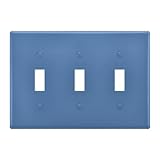 Facile à installer : chaque plaque de couvercle de réceptacle est équipée de vis pour une installation facile. Plaque d'interrupteur à 2 interrupteurs avec 4 vis et plaque murale à 3 interrupteurs avec 6 vis, ce qui les rend adaptés à différents types d'interrupteurs.