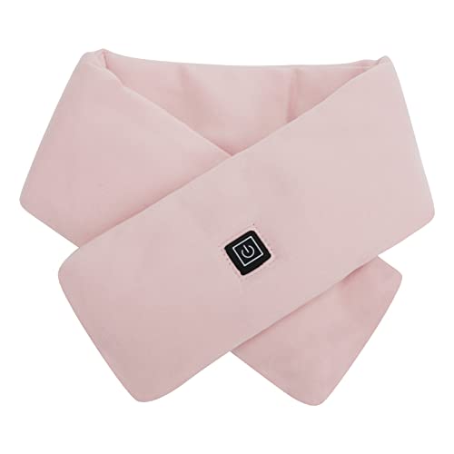USB Powered Heated Scarf for Women, Cordless Neck Heating Pad Wrap, Winter Flannel Neck Warmer, Washable, Without Power Bank2