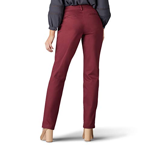 Image of Lee Women's Wrinkle Free Relaxed Fit Straight Leg Pant