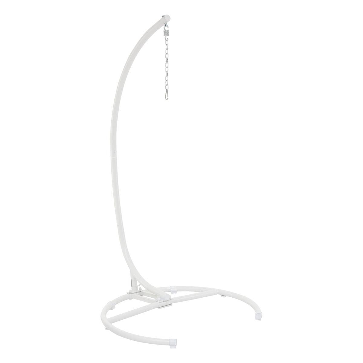Hespéride - Base para Silla Colgante Panao, Color Blanco, Altura 210 cm, Acero Inoxidable, Carga máxima 110 kg - para jardín, terraza y balcón