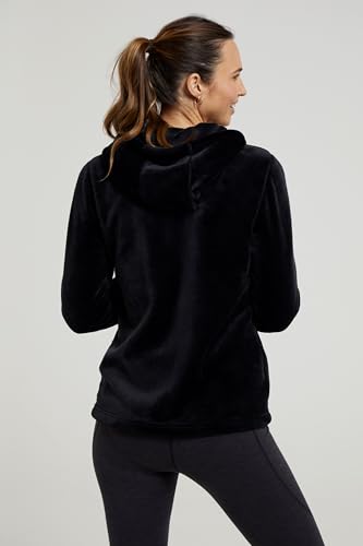 Mountain Warehouse Snaggle Womens Hooded Fleece - Soft, Warm & Insulating, Lots Of Pockets, Lightweight With Adjustable Hoodie - Ideal Winter Jacket - Image 6