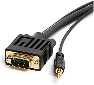 C&E 35 Feet, Standard 15-Pin VGA Male to VGA Male Cable, CNE63349