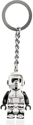LEGO Star Wars Scout Trooper Minifigure Keyring 854246, White, Small