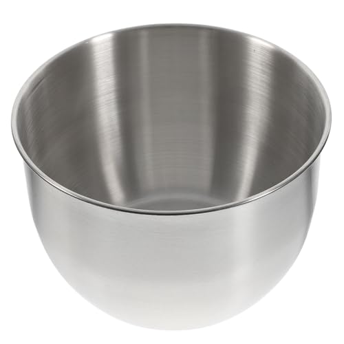ANDRESLAD Ciotola in Acciaio per Montare Uova e Panna Scodella Antischizzo Versatile per Cucina e Conservazione Alimentare