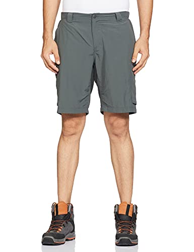 Image of Columbia Men's Regular Fit Shorts (AM4723 Cypress Heather Camo Print 40)