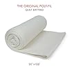 Fairfield Quilter’s 80/20 Quilt Batting, Premium Cotton and Polyester Batting for Quilting, Ideal for Clothing, Crafts, Wall Hangings, and Quilts, Quilting Supplies, 90" x 108" #1