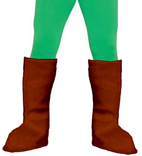 Disfrazjaiak Cubrebotas Marron adulto de Fieltro - Zapatos y cubrezapatos