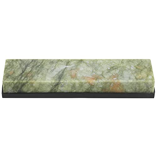 Piedra de Afilar de Grano 10000 - Herramienta de Afilado de Berilo Natural Con Base de Silicona Para Cuchillos y Tijeras