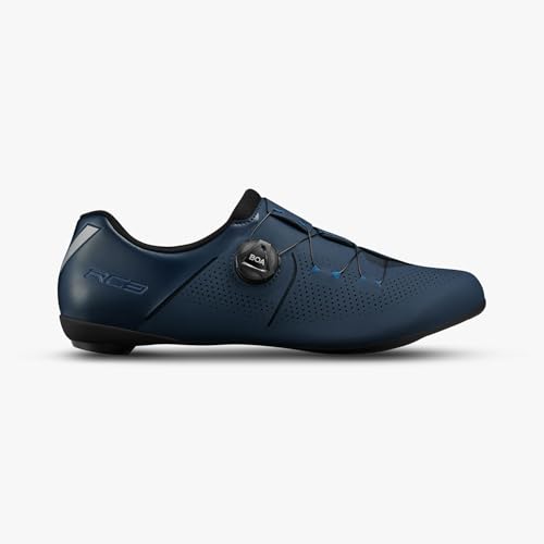 SHIMANO SH-RC302 Bicycle Shoes, Navy, 8-8.5 Men