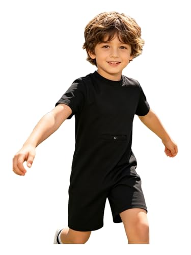 Vêtements adaptés pour enfants handicapés en noir : habillage facile et confort