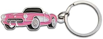 SR1 Performance 1956 Chevrolet Corvette C1 Key Chain - Classic Car Collectible Keychain - مرخص رسميًا من GM