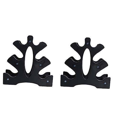 OSOLADY 2Pcs Dumbbell Storage Rack Frame Holder for Compact Home Gym Organization Space Saving Design for Weight Storage for Dumbbells Up