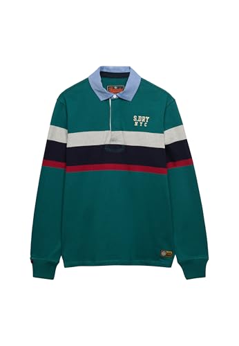 Polo de rugby à bande poitrine Superdry Vintage - vue 2