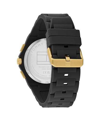 Tommy Hilfiger Mens Sporty Watch - Multifunction Silicone Wristwatch - Water ...