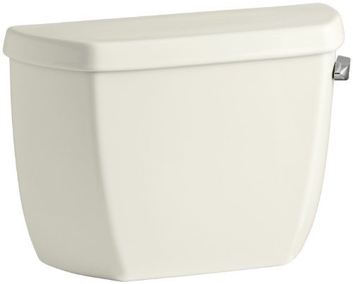 Kohler K-4436-TR-96 Wellworth Classic 1.28 gpf Toilet Tank with Class Five Flushing Technology, Biscuit