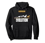 Completamente unico e nuovo sul mercato! Il design Labrador Evolution con splendide silhouette e scritte nei colori oro, rosso e bianco.