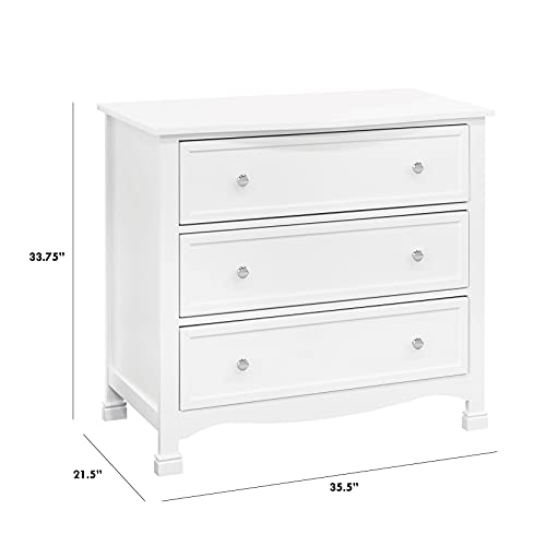 Davinci Kalani 3-Drawer Dresser In White #TOP2