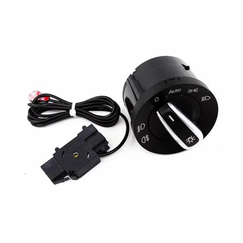 Interruptor de control de faros para reparar fallos de luces en VW Tiguan y Touran
