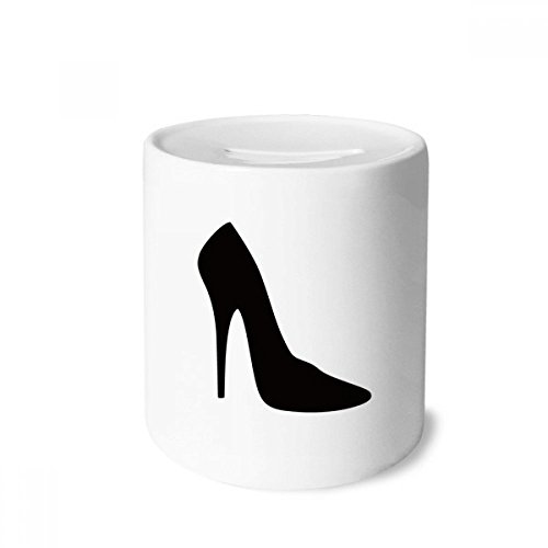 Tirelire high heels noir silhouette déco pour organiser la monnaie dans votre chambre