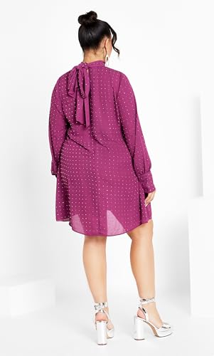 Image of City Chic Plus Size Shirt - Nailhead Tunic