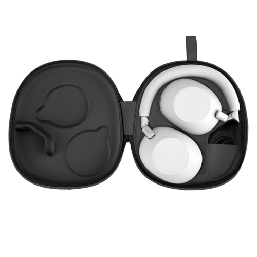 Buziba �n�[�h�P�[�X Sony WH-1000XM6�p �m�C�Y�L�����Z�����O�w�b�h�z�� �ی�L�����[�P�[�X ���s�p�|�[�^�u���X�g���[�W�o�b�O �P�[�u�����[�t��(�O���[)