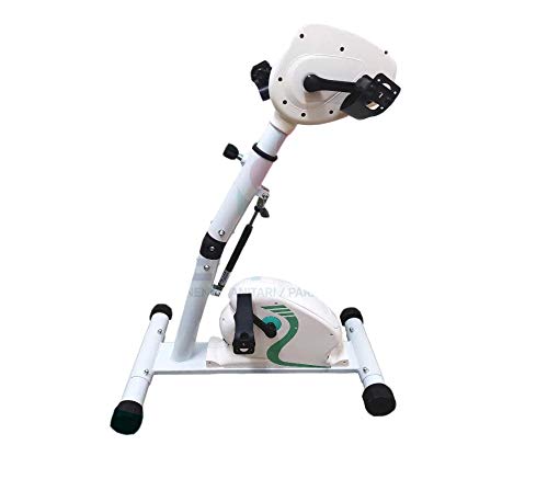MedPlus MMDK416C Pedal Combi eléctrico para terapia rehabilitación/bicicleta estática activa-pasiva asistida para brazos y piernas con ordenador de a bordo