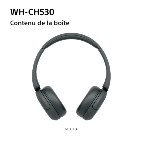 Casque sans fil SONY WH CH530 55 h autonomie DSEE & 360 Reality Audio 150 g léger - vue 10