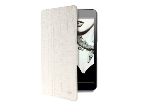 Preisvergleich Produktbild Puro Flip Case - Crocodile - Apple iPad Mini - weiß