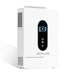POWLAND 12000W Solar Hybrid Inverter Charger 48V DC to 120V-240V AC Single Phase Split Phase Power Inverter,Built in 200A MPPT Charge Controller,Solar Inverter Work with 48V Lead Acid/LiFePO4