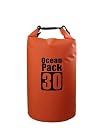 Delzon PVC Waterproof Dry Bag 30 Liter Ocean for Swimming Camping Canoeing Fishing Rafting - Rucksacks & Trekking- Multicolor gallery image